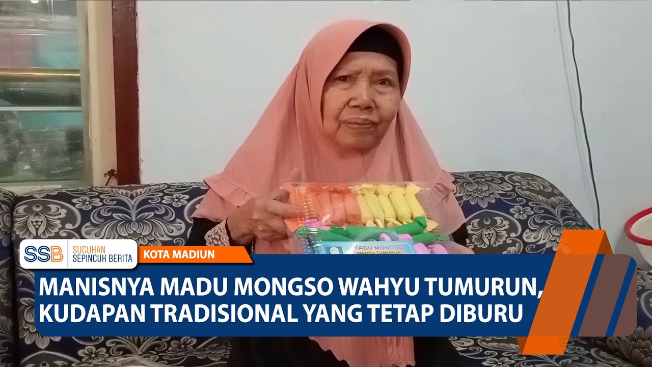 KOTA MADIUN - Manisnya Madu Mongso Wahyu Tumurun, Kudapan Tradisional yang Tetap Diburu