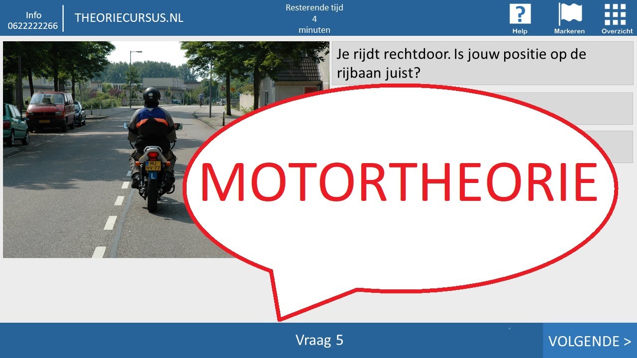 Motor theorie - Motor theorie examen - CBR motortheorie examenvragen -  Motortheorie 2022