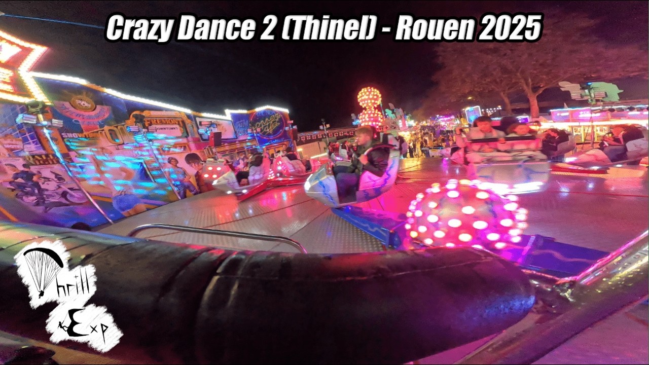 4K - Crazy Dance 2 (Thinel) - Foire Saint-Romain de Rouen 2025 | Onride