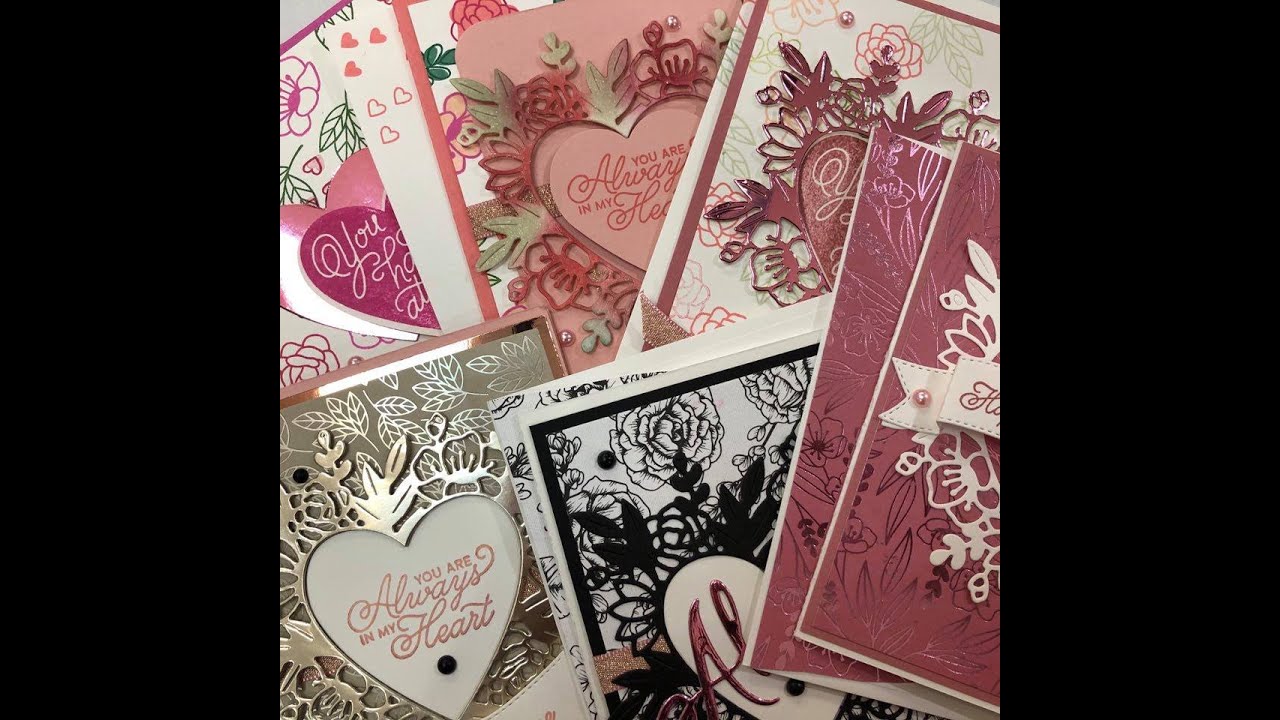 Always in my Heart bundle with Hidden Panel Fun Fold