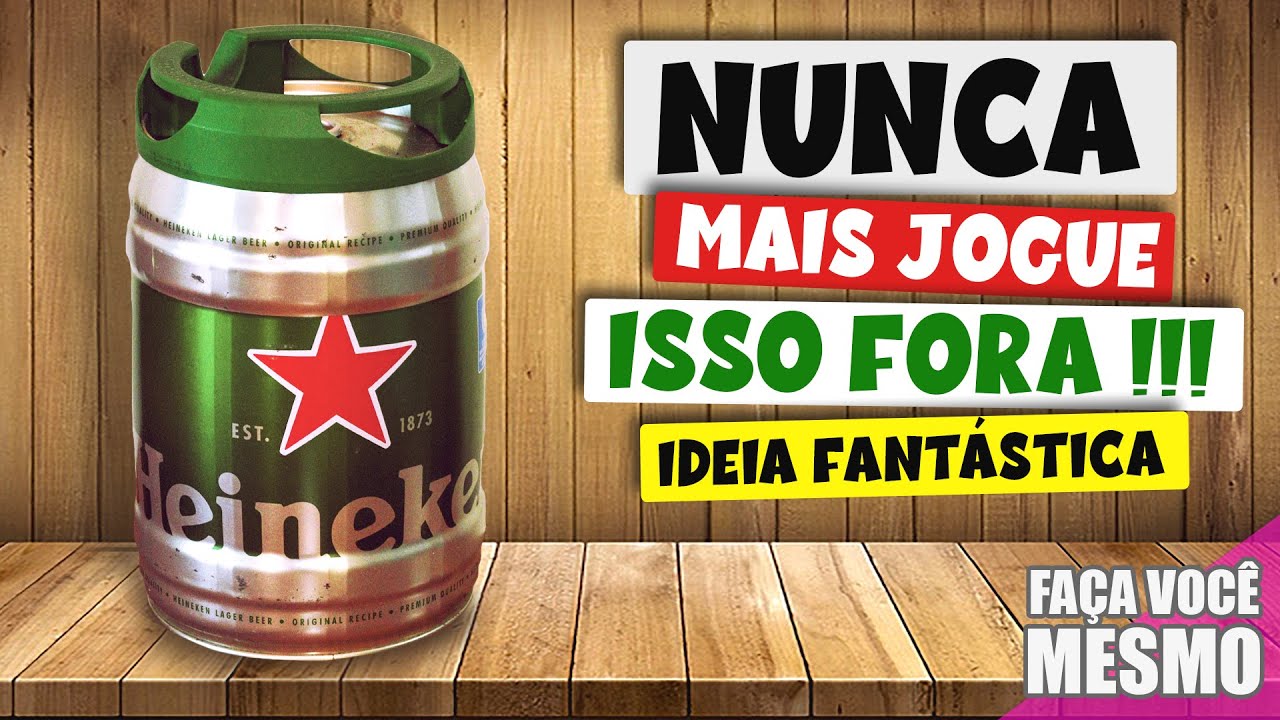 КАК ПОВТОРНО ИСПОЛЬЗОВАТЬ БОЧКИ HEINEKEN СУПЕР ТВОРЧЕСКИМ СПОСОБОМ [ОЧЕНЬ ПРОСТО] - Сделай сам