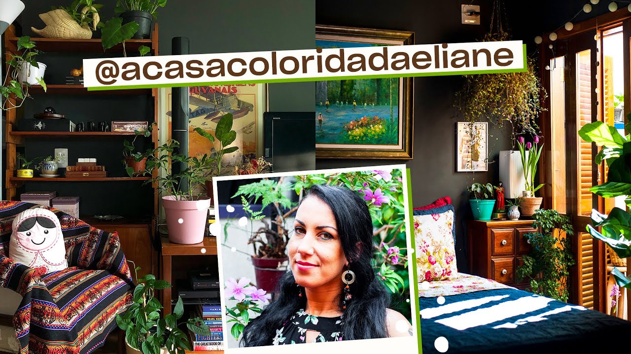 Ela mora numa casa TODA PRETA e COLORIDA! #CasasDaInternet