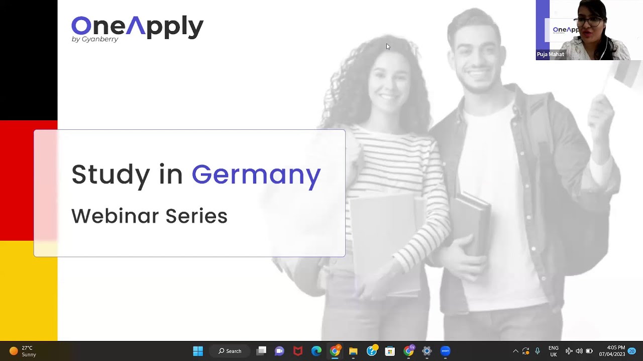 All About Studying in Germany | OneApply Webinar