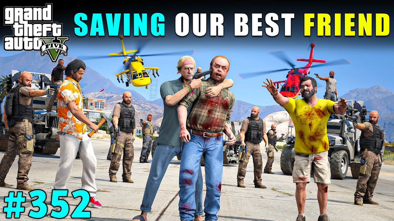 SAVING OUR BEST FRIEND LESTER FROM BIGGEST TRAP | GTA V GAMEPLAY #352 | GTA 5