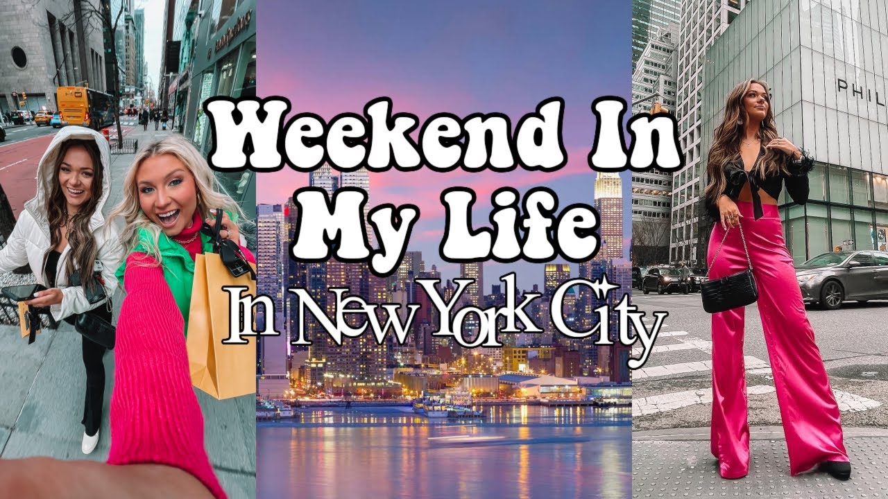 WEEKEND IN MY LIFE IN NEW YORK CITY | Broadway Show, Designer Shopping + more | Ft. Lauren Norris