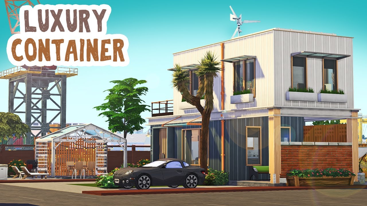 Luxury Container Home || The Sims 4: Speed Build