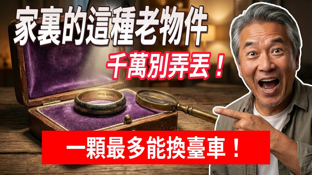家裏的這種老物件千萬別弄丟，一顆最多能換臺車！