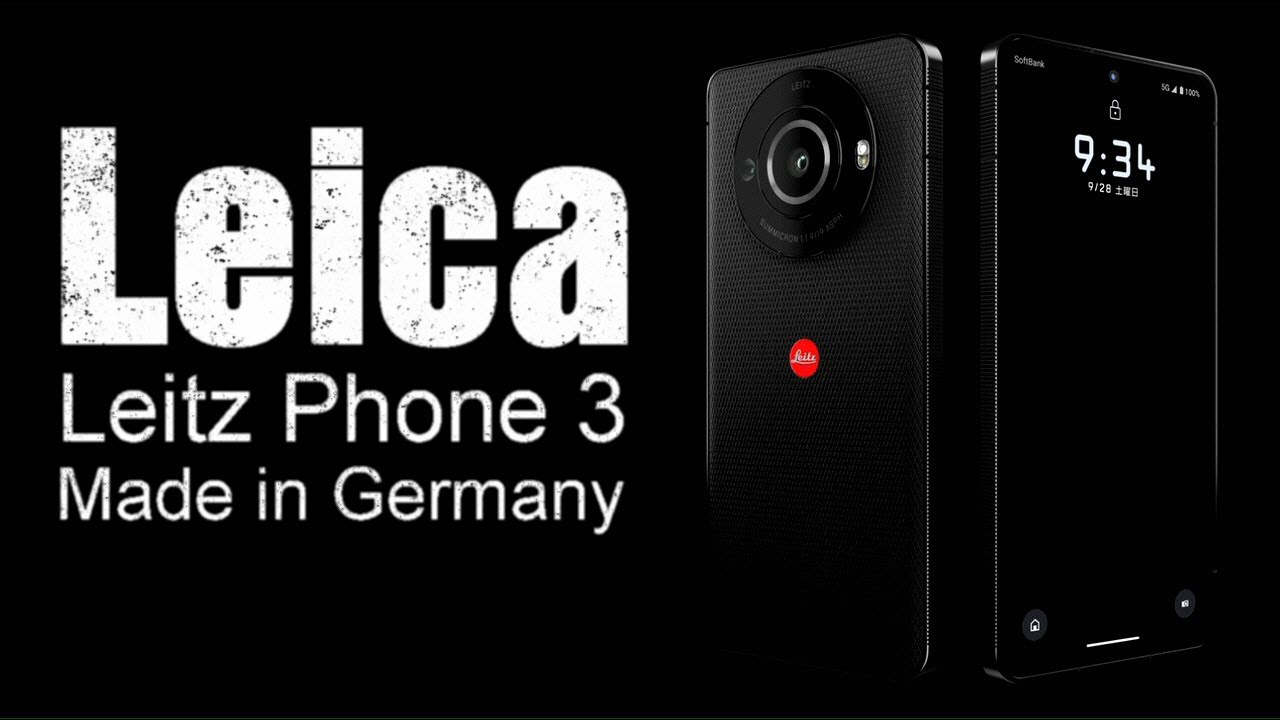 Leica Leitz Phone 3 | 47.MP | 1-inch CMOS sensor | Exclusive aperture F1.2 or F1.4 to F8 | 5,000mAh