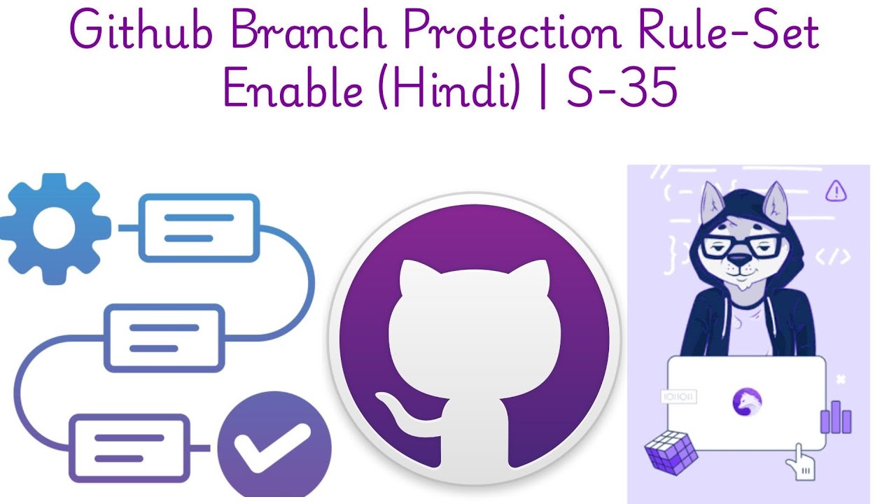 GitHub Branch Protection Rule Set कैसे Enable करें? Code Quality Control (Hindi) | S-35