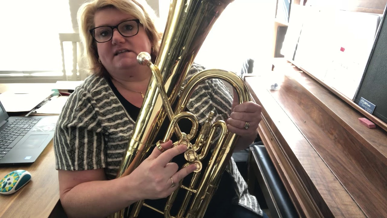 Concert F scale on Baritone w/Mrs. McInnis