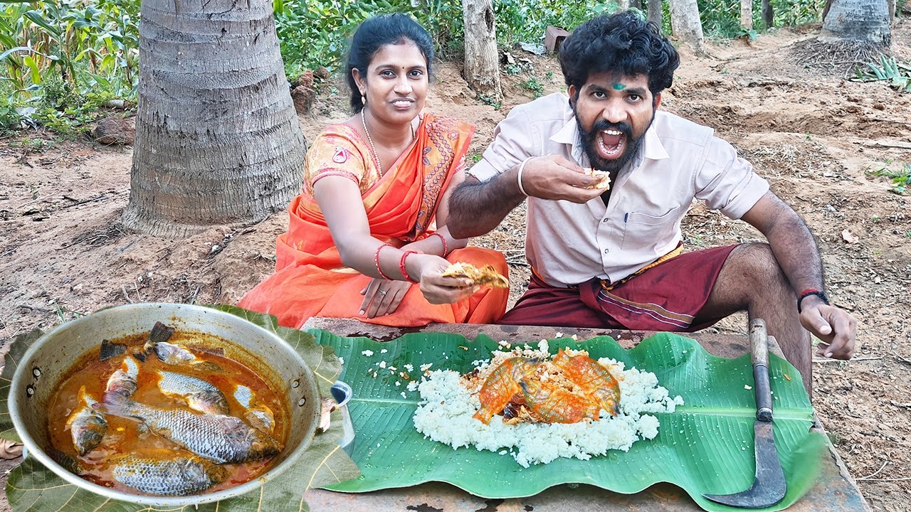 FISH HUNTING & Cooking in Eating || VILLAGE STYLE MACKING ..VILLAGE MAN
