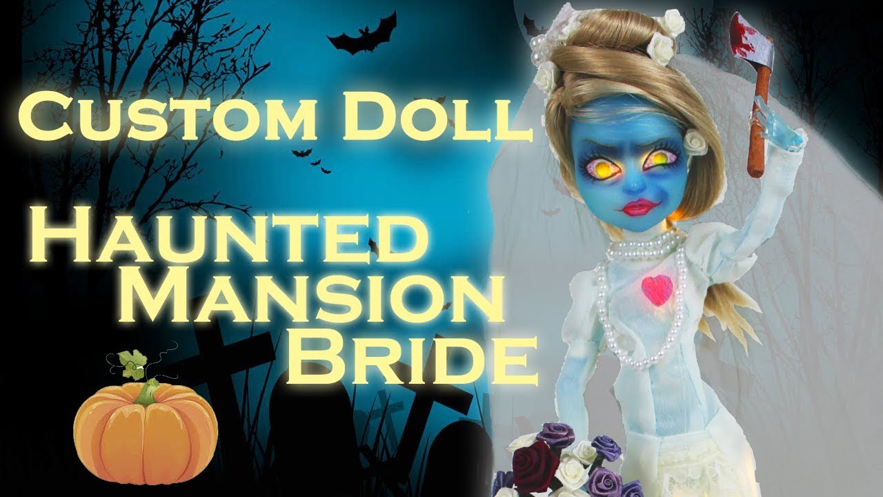 Custom Doll Repaint!  Disney's Haunted Mansion Ghost Bride Constance Hatchaway OOAK