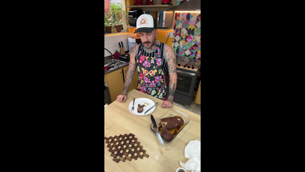 Rocambole de Carne Recheado AO VIVO!