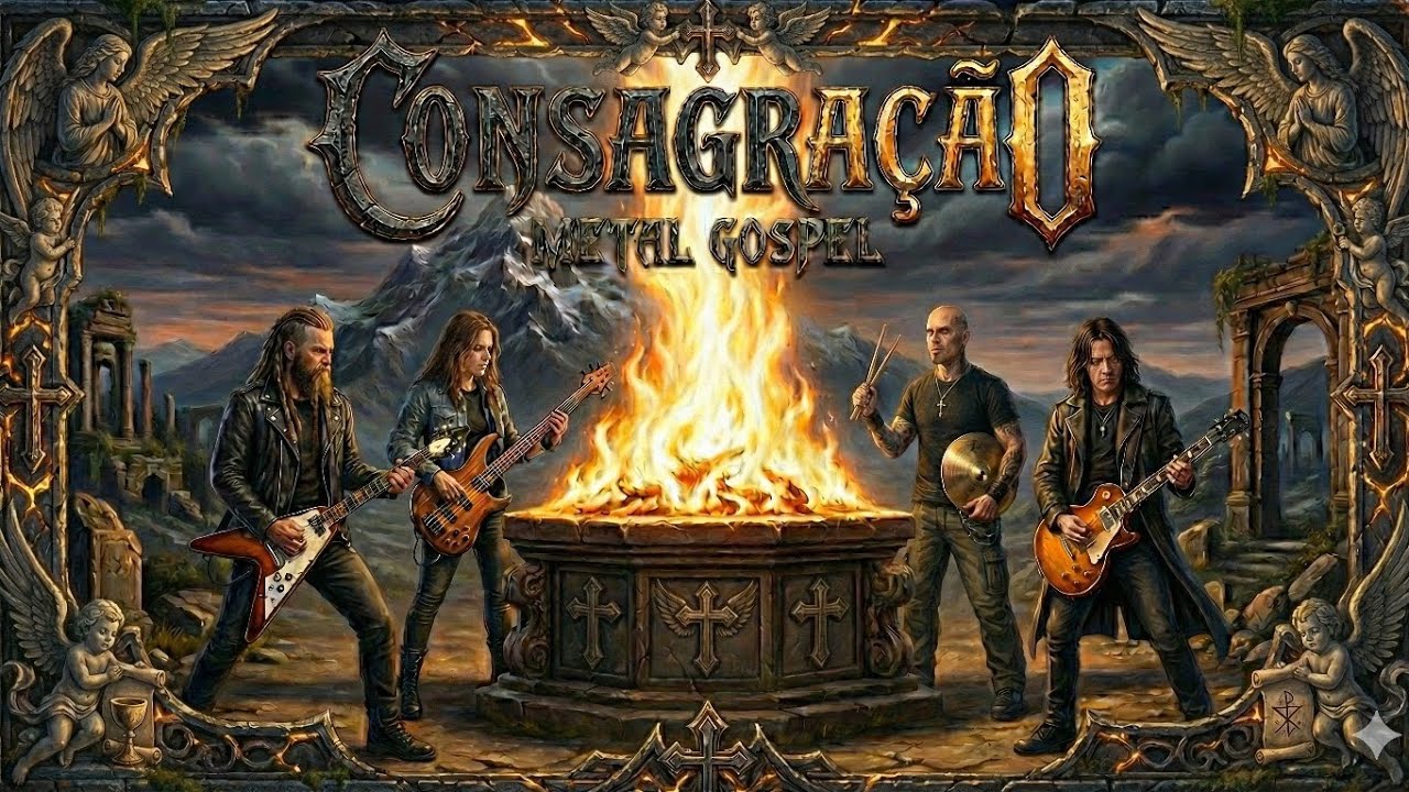 CONSAGRAÇÃO: Louvores Eternos em Rock Metal | A Potência dos Clássicos Gospel Anos 90 (Edição Épica)