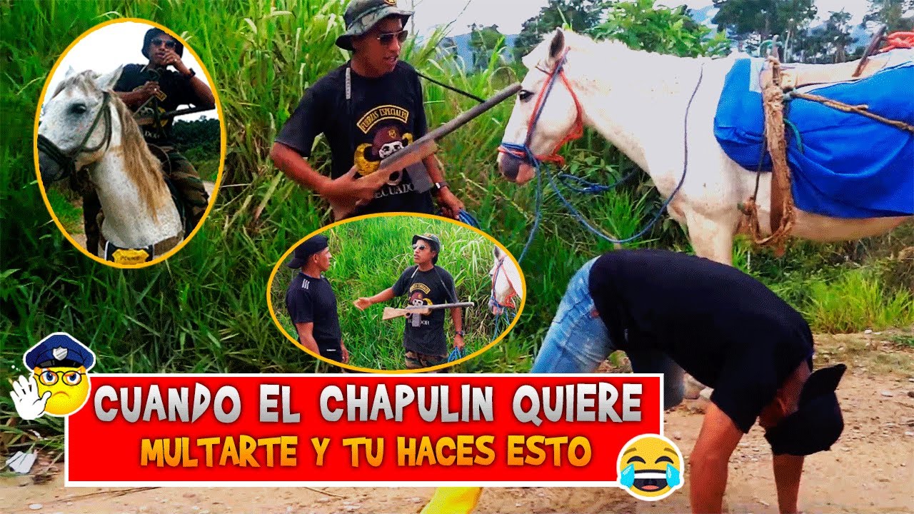 Cuando el chapulín quiere multarte pero tu le haces esta jugada