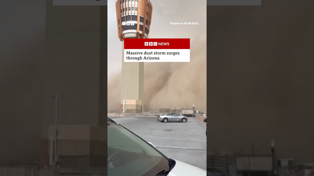 A massive dust storm has swept through parts of the US state of Arizona. #Arizona #BBCNews