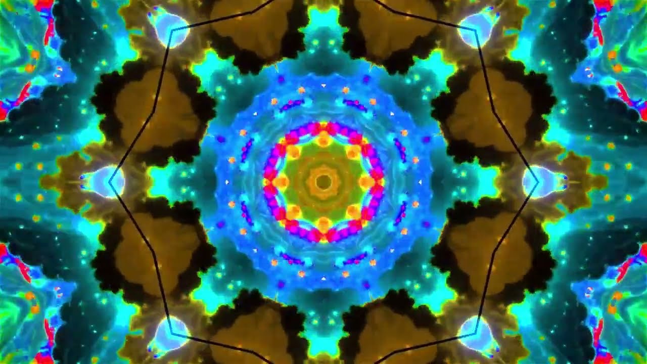 🕊️  Deep Relaxation Kaleidoscope | Focus and Inner Peace ❊60fps 🌠