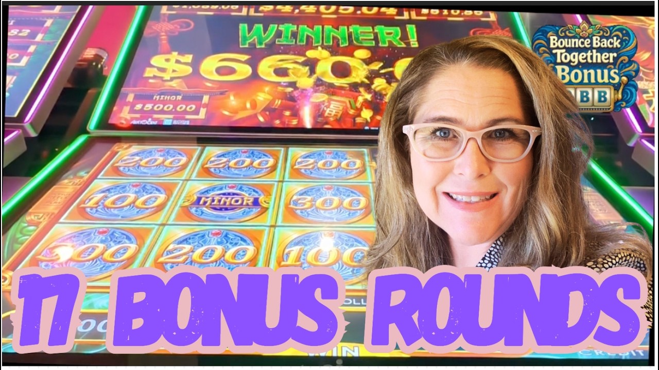 17 Bonus Rounds on Mighty Cash with the help of the Dragon at Winstar! #bonusround