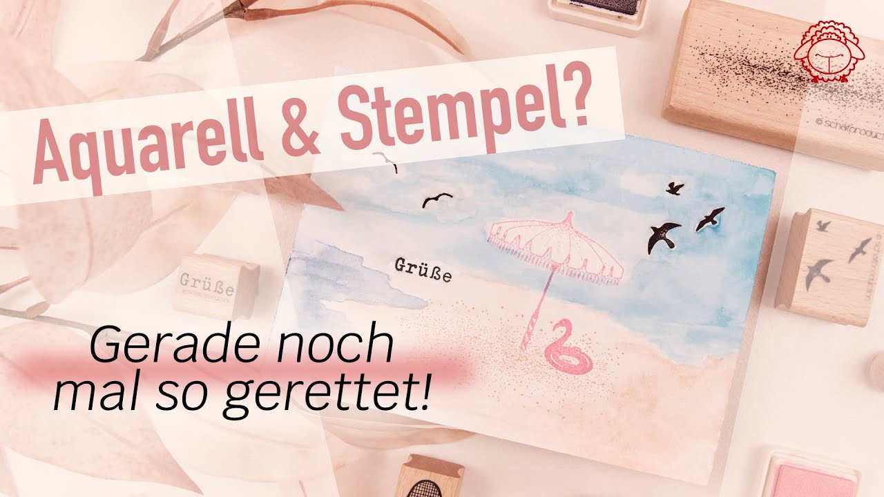 Ich habe einen Fehler ❌ gemacht beim Urlaubskarte selber basteln | schafTV