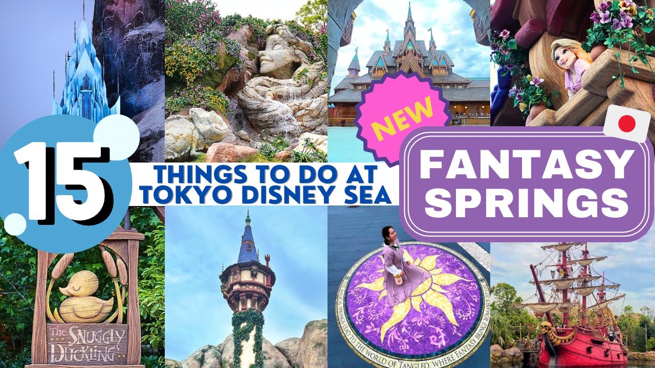 NEW✨15 things to do at FANTASY SPRINGS ❄️🧚💖 (Tokyo DisneySea)