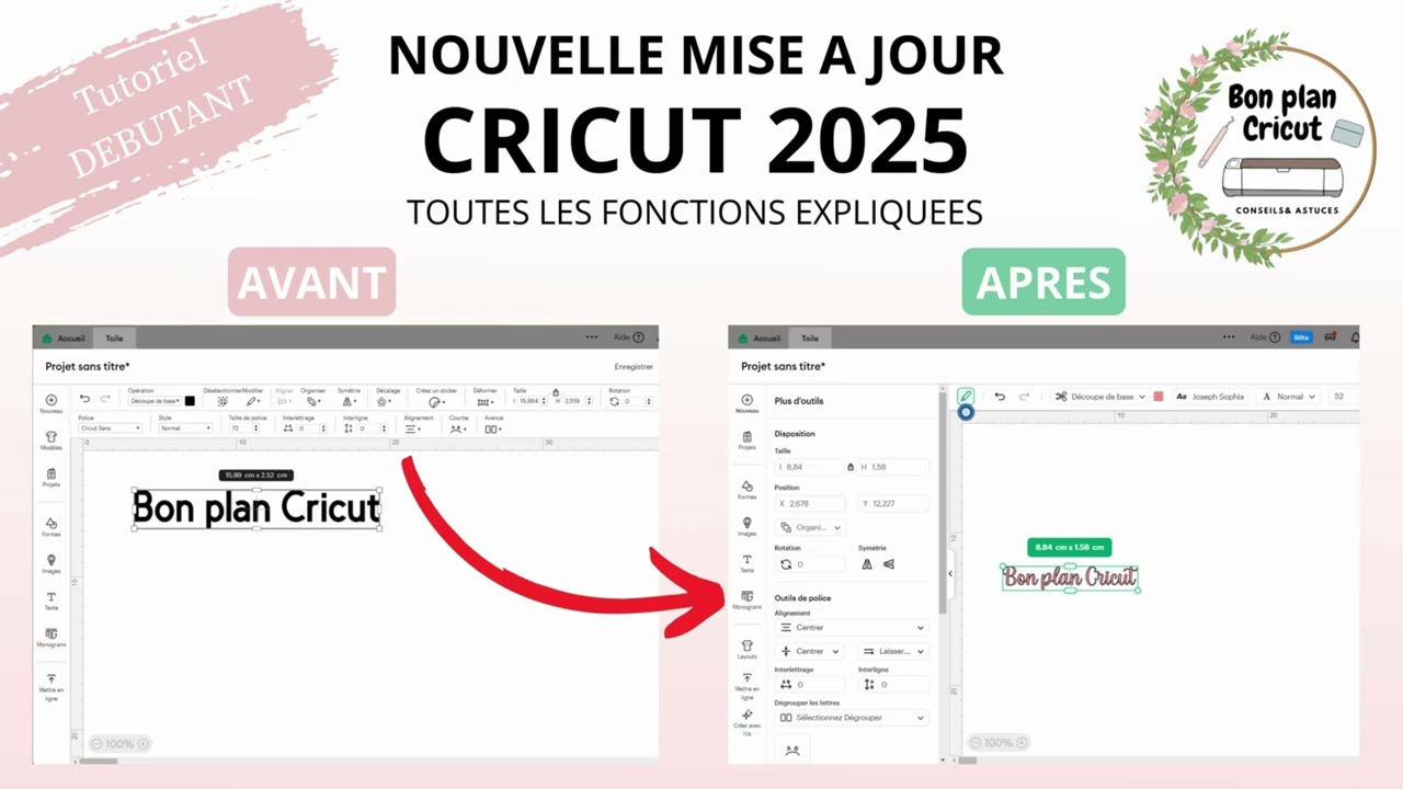 Mise à jour Cricut Design Space 2026 | Explication de toutes les nouvelles fonctions