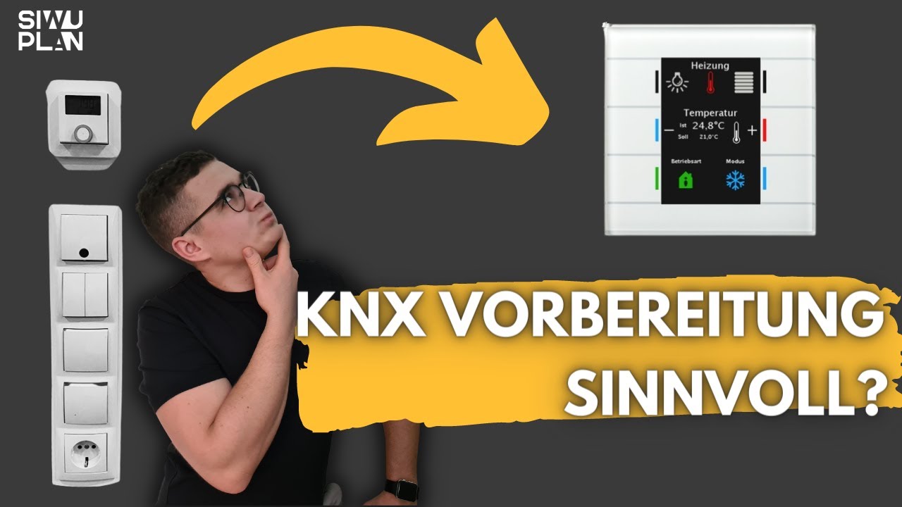 Macht es Sinn? Konventionelle Installation und später KNX Nachrüsten Smarthome. Gira X1 SiwuPlan