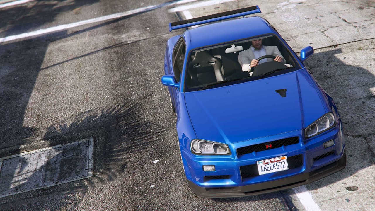 Grand Theft Auto 5 - Nissan GTR R34 Showcase!