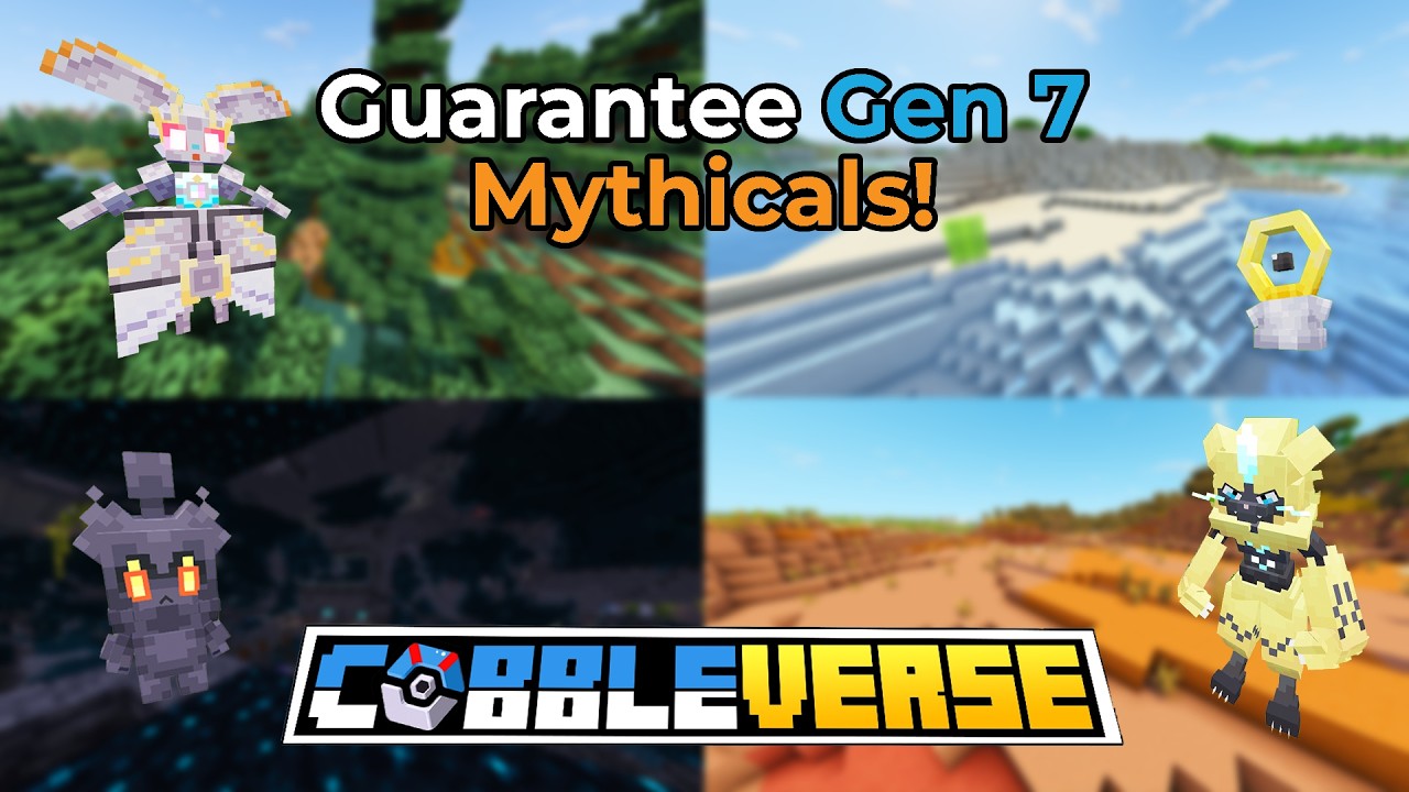 Guarantee Magearna, Meltan, Marshadow, and Zeraora in Cobbleverse! (Gen 7 Mythicals)