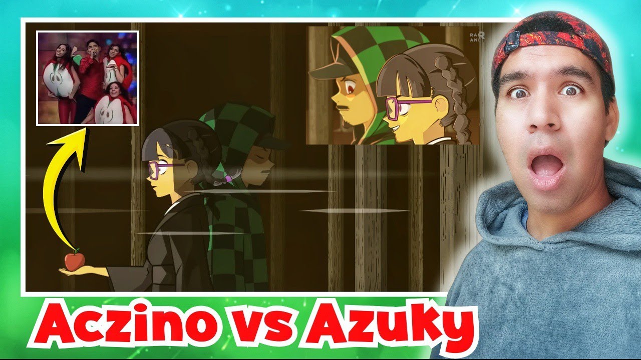 ACZINO vs AZUKY la mejor batalla animada que jamás has visto por Rap Tor Anima *Erasmo Catarino?*