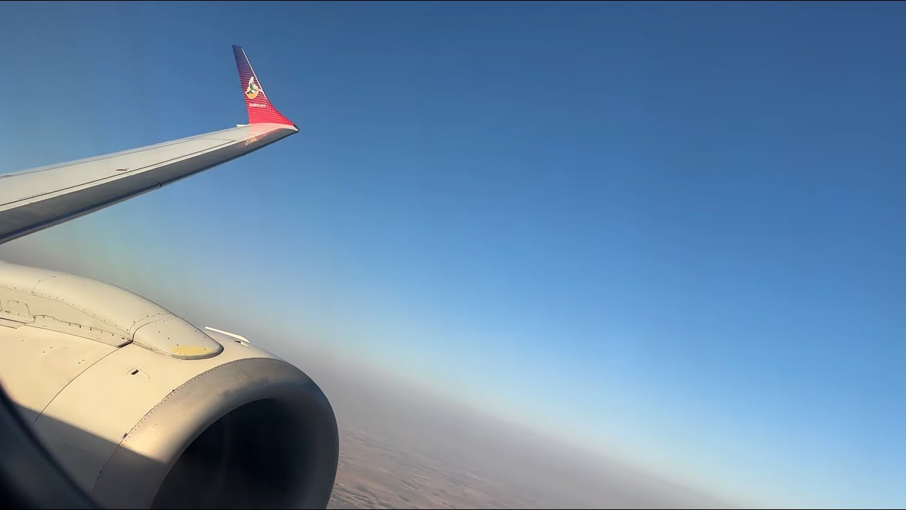Airlink Embraer E-190 flight Durban King Shaka to Johannesburg OR Tambo