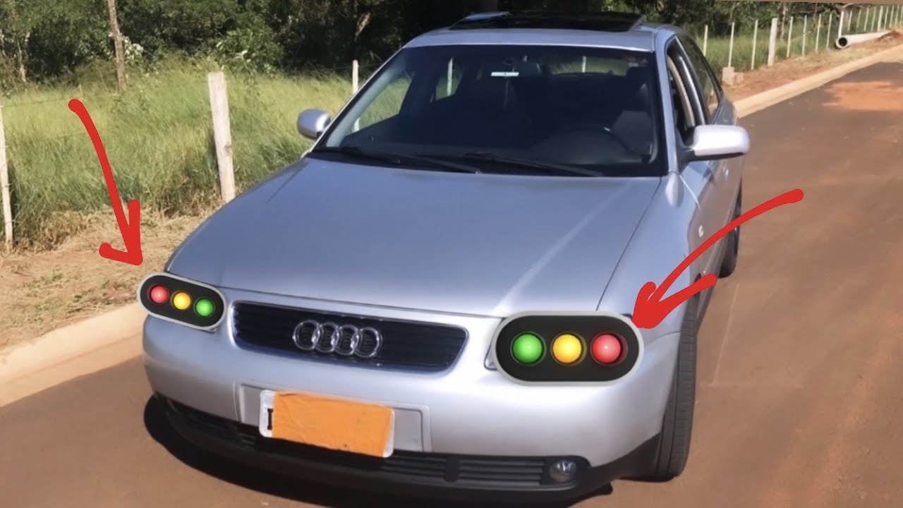 Troquei as lentes dos faróis  Hella original do Audi A3 8L ( problema resolvido definitivamente )