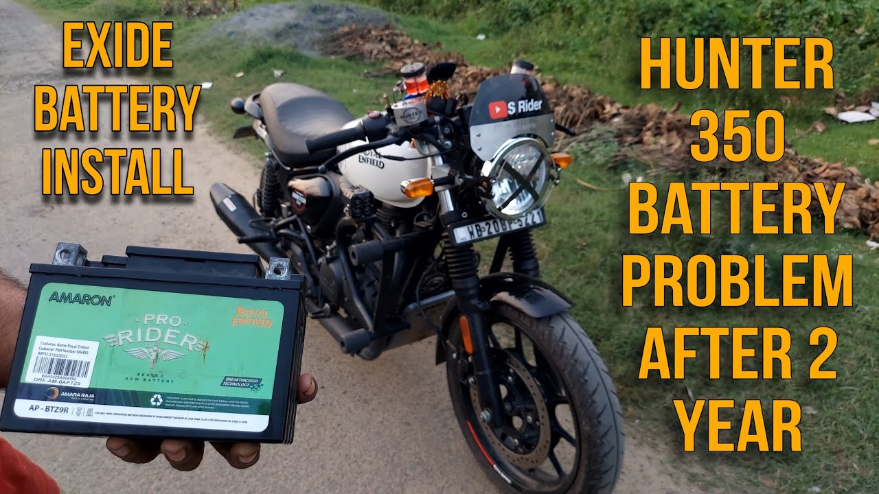 Hunter 350 Battery change After 2 year | Exide Battery Installation in Cheapest Price