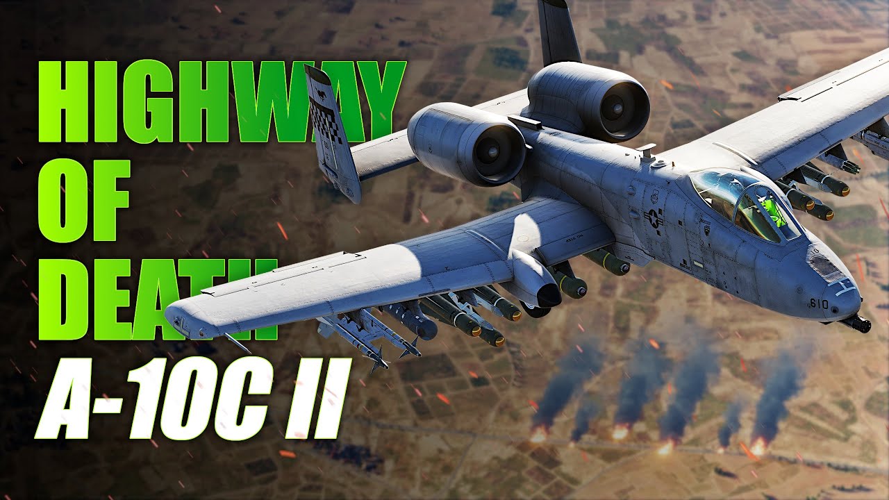 A-10C II Against Massive Convoy | DCS | Syria Map | Warthog | Amazing Graphics