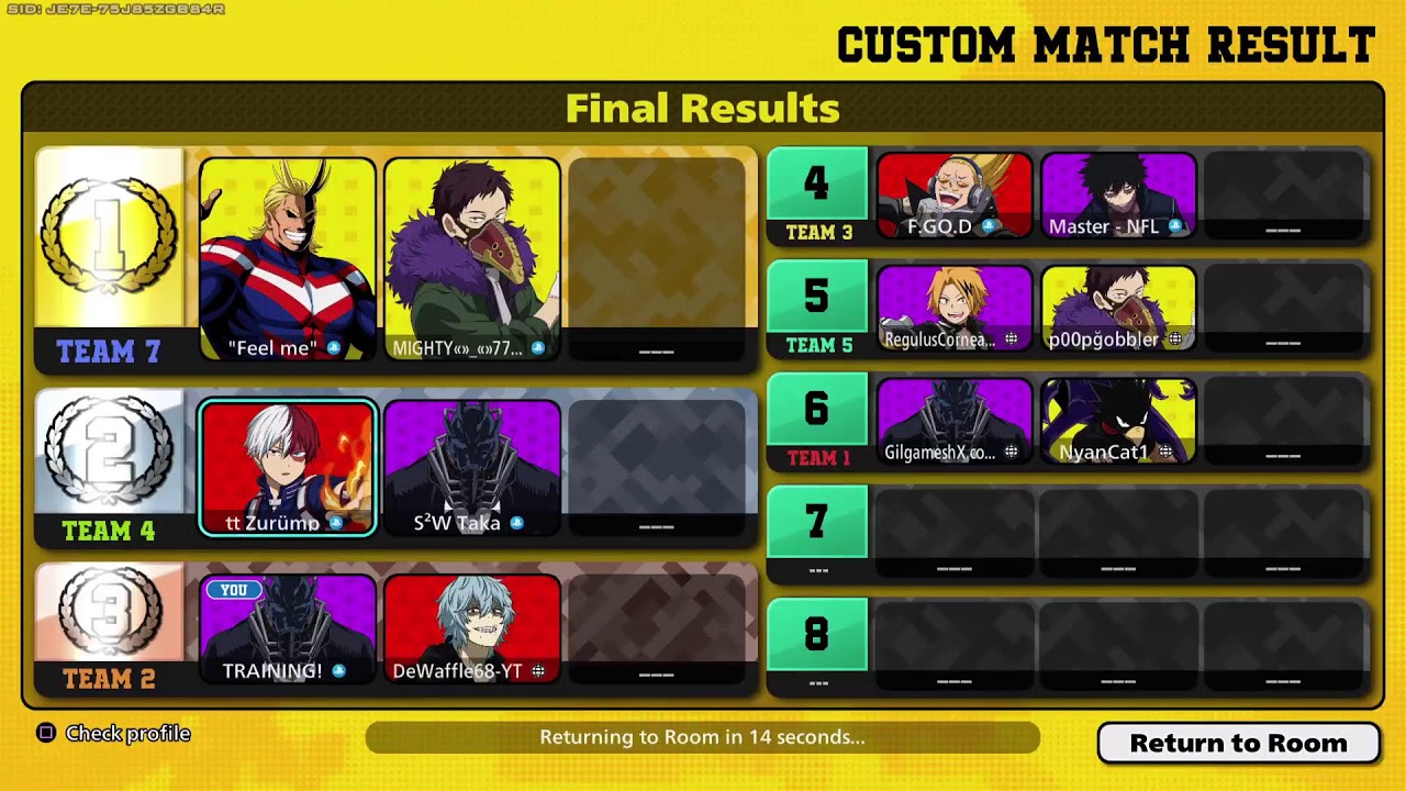 Customs Later | MY HERO ULTRA RUMBLE
