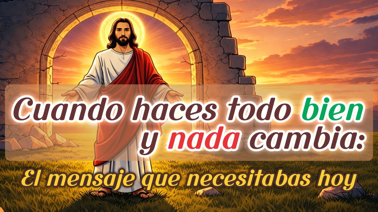 Cuando haces todo bien y nada cambia: El mensaje que necesitabas hoy