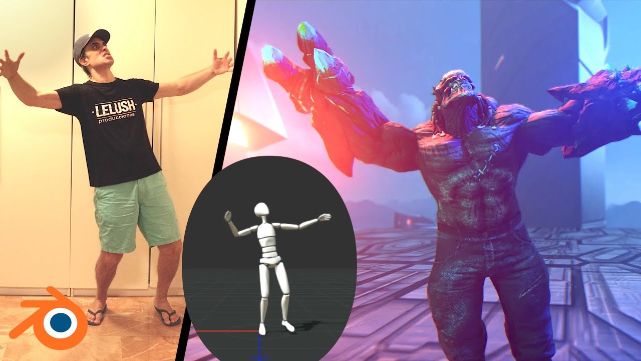 MOTION CAPTURE CASERO + COMPOSICIÓN de ESCENA - Tutorial Blender