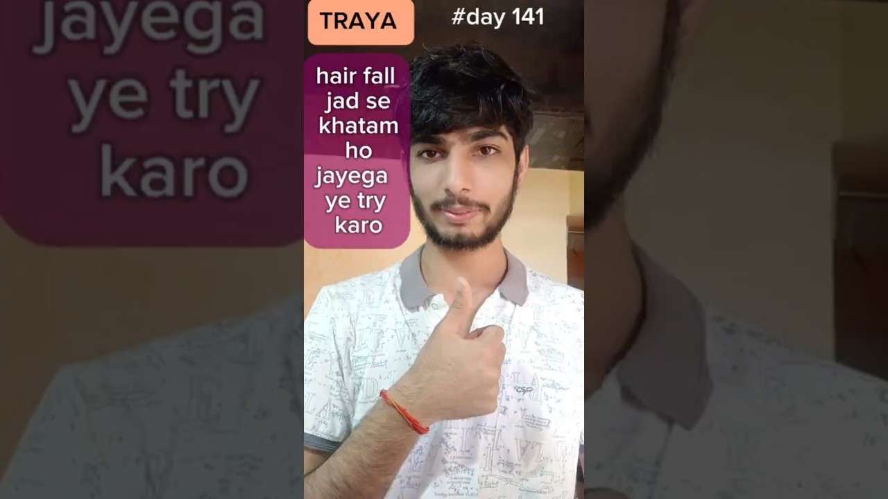 traya review days 141/180of hair regrowth challenge 🌿