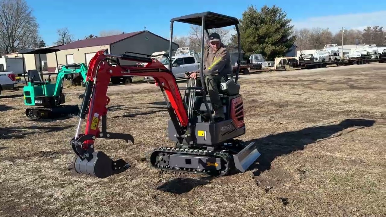 Lot 16-Unused 2025 CFG Industrial MX15RX Hydraulic Mini Excavator Selling at Auction