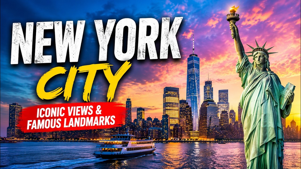 This Is New York! 🗽 | Ultimate Cinematic NYC Tour in 4K HDR