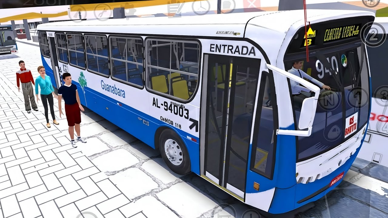 🚍 Proton Bus Simulator | Mod Caio Apache Vip I Mercedes-Benz OF-1722M Euro III + Mapa Cidade Popular