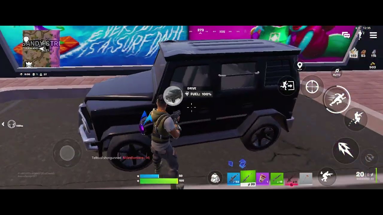 Playing fornite
