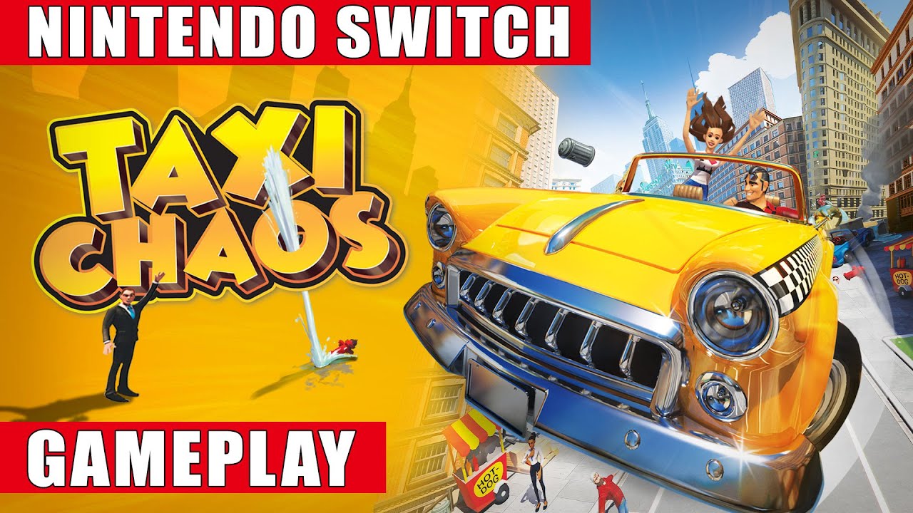 Taxi Chaos Nintendo Switch Gameplay