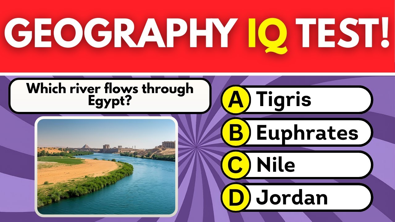 Geography IQ Test 🧠 | 90% People Fail This Quiz!