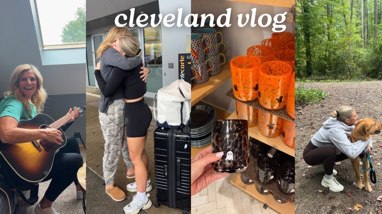 CLEVELAND VLOG: visiting my mom, healthy recipes, shopping around + resetting after the trip