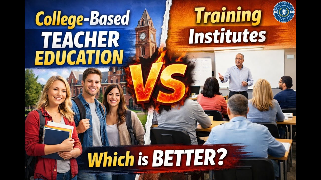 College Teacher Education vs Training Institutes