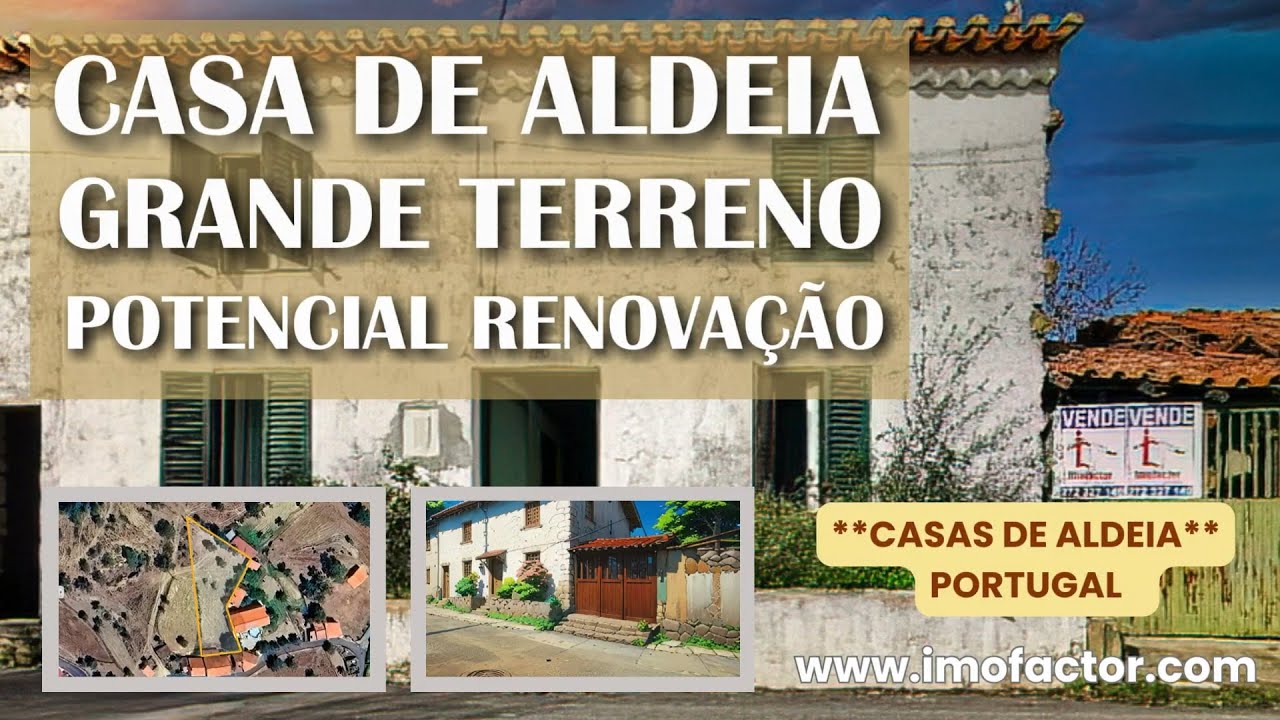 🏡 Casa de Aldeia para Venda | Grande Terreno | Potencial de Renovação | Vendido
