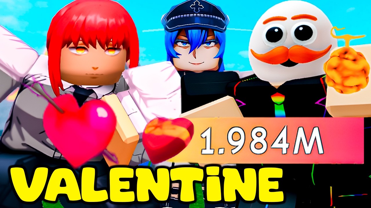 ATUALIZAÇÃO VALENTINE COM MUITOS CAMPEÕES APELÕES nO ANIME FIGHTING SIMULATOR