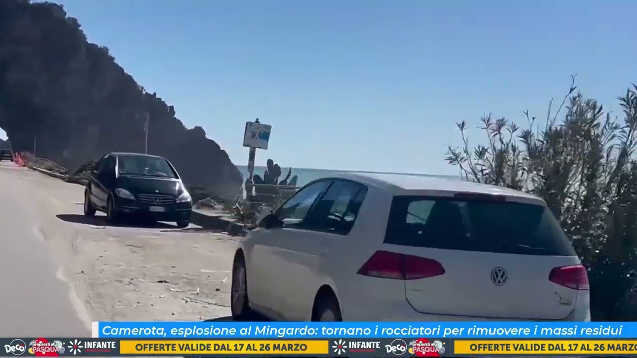 Camerota, esplosione al Mingardo: tornano i rocciatori per rimuovere i massi residui