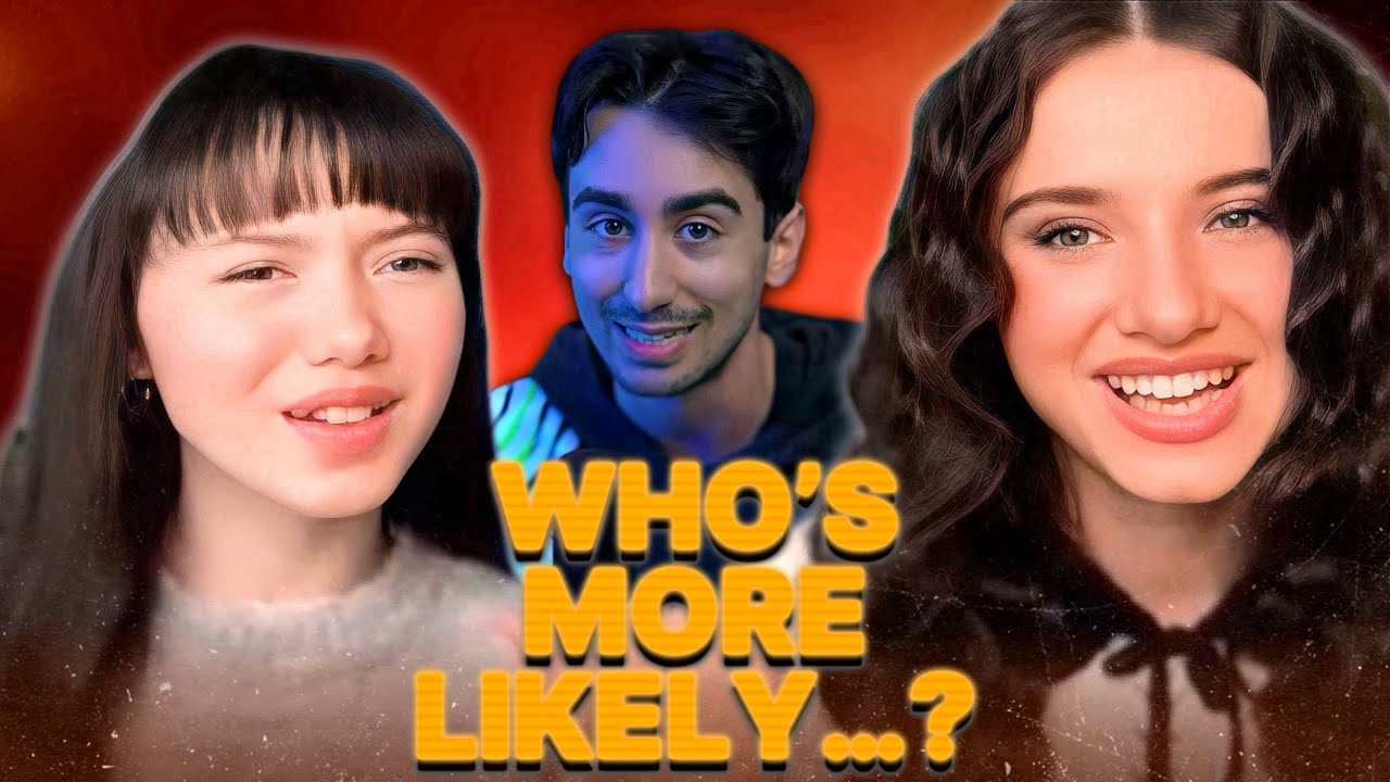 Madeleine & Violet McGraw Face Off in a Fun ‘Who’s More Likely’ Challenge! 🎙️
