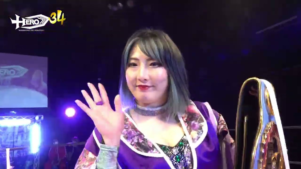 HERO34第2試合 真琴&藤田あかねVS小橋マリカ&エチカ・ミヤビ